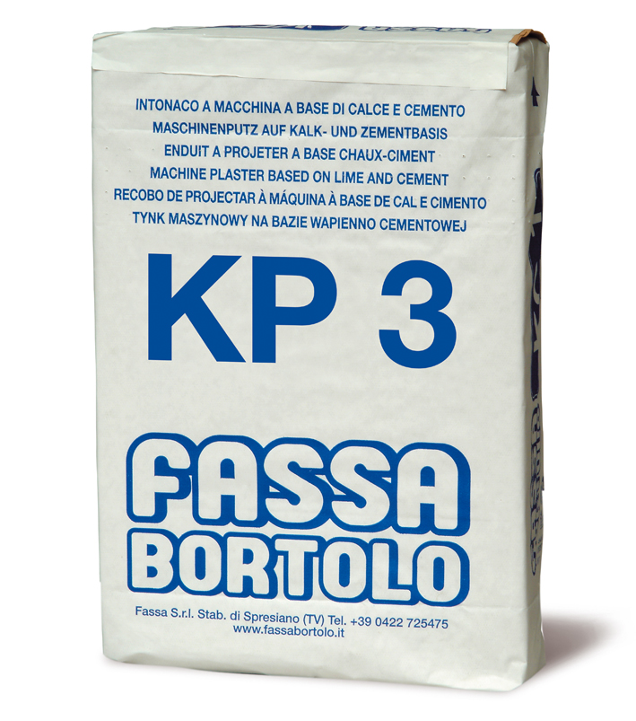 Kp3 Intonaco Fondo Base Calce Cemento E Perlite Da Kg 25